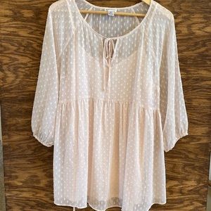 Motherhood Maternity pink blouse